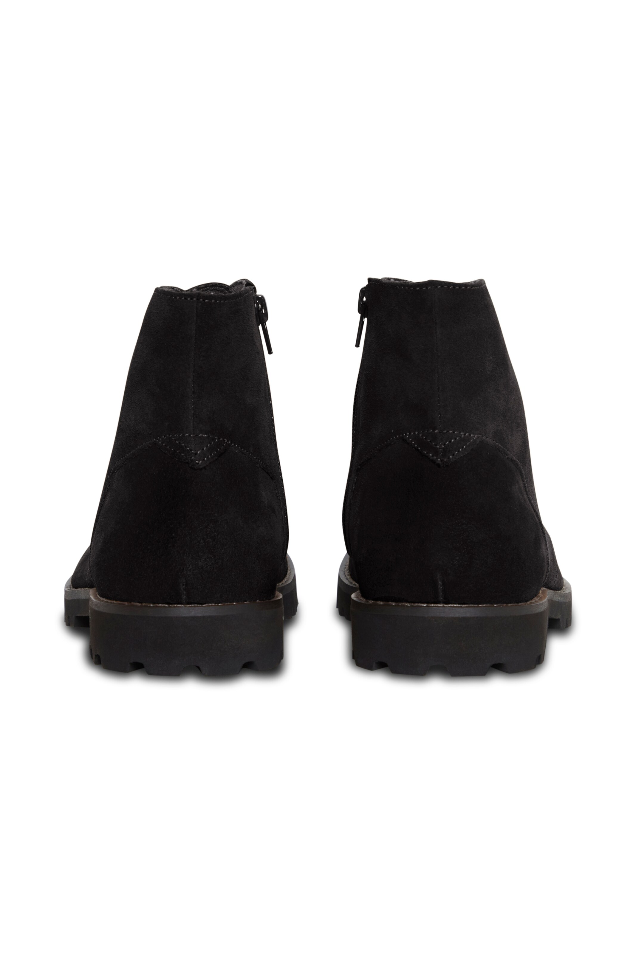 BLEND Lace-Up Boots in Black