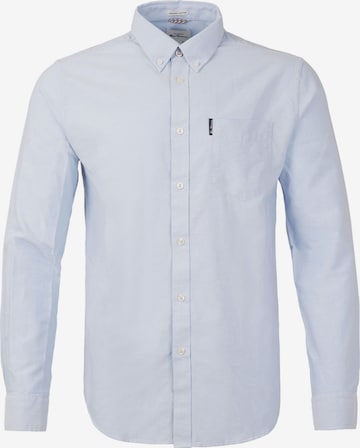 Ben Sherman Button Up Shirt in Blue: front