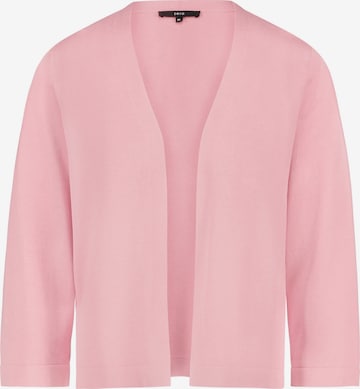 zero Feinstrickjacke mit 3/4 Arm in Pink: Vorderseite