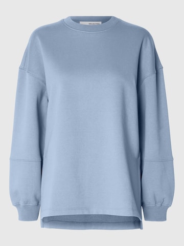 SELECTED FEMME Sweatshirt i blå