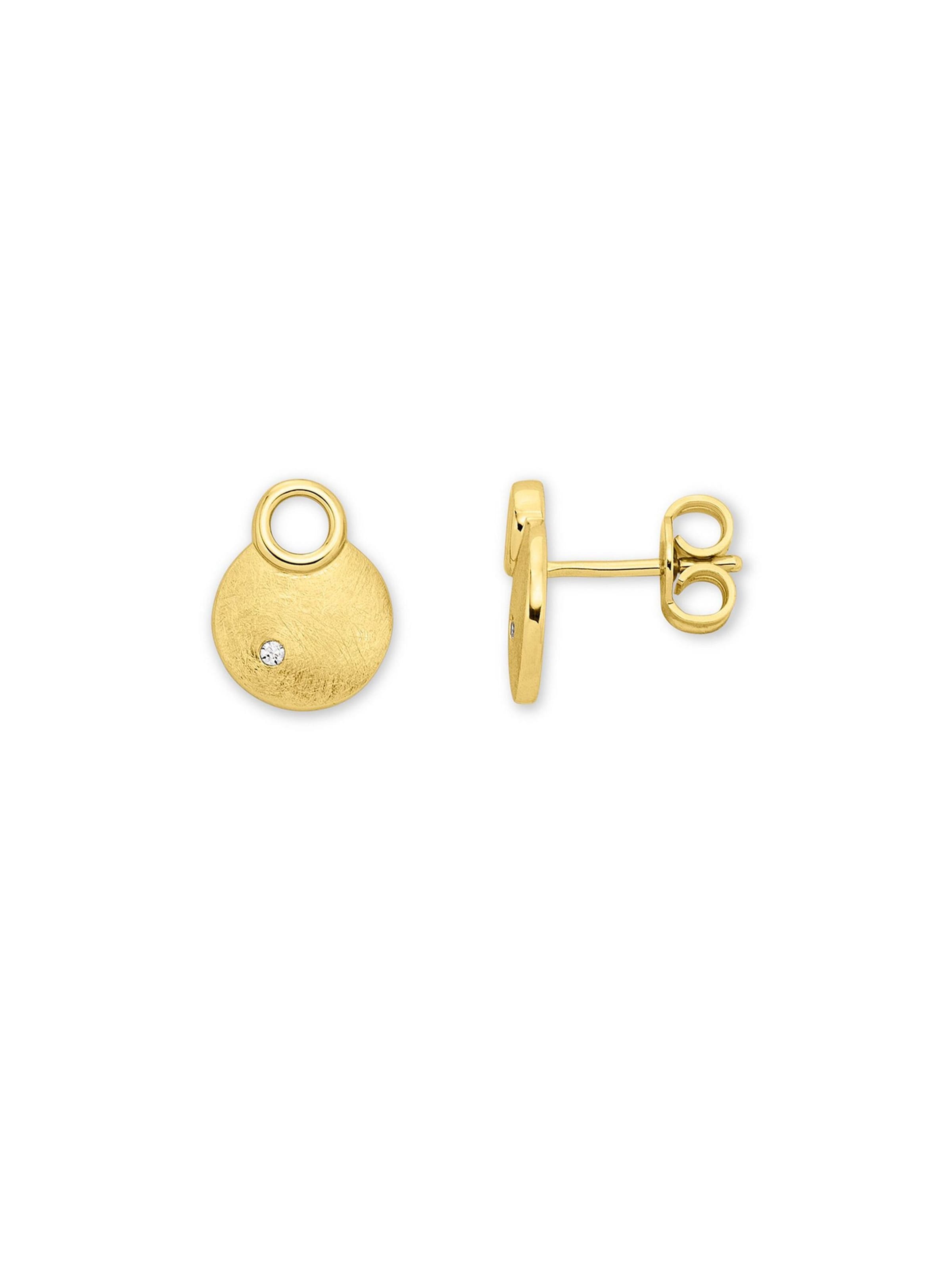 Orolino Earrings in Yellow: front