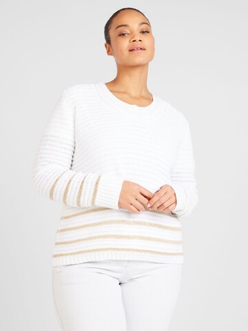 Persona by Marina Rinaldi Pullover  'LEONIDA' in Weiß: predná strana