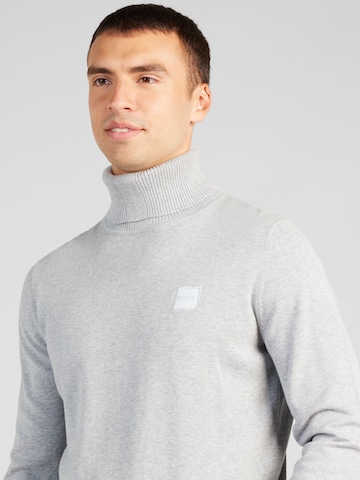 BOSS Sweater 'Akiro' in Grey