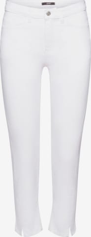 ESPRIT Slimfit Jeans in Wit: voorkant