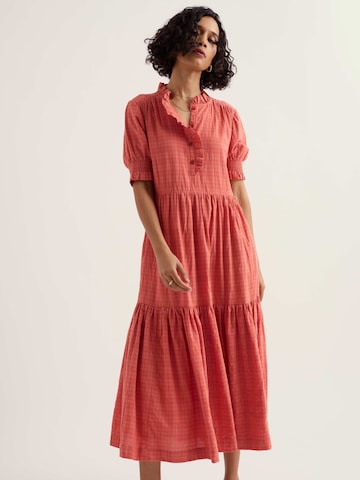 Seasalt Cornwall Zomerjurk 'Feather Star' in Oranje: voorkant
