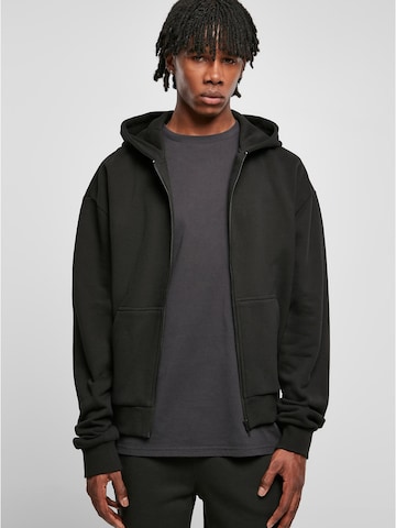 Urban Classics Sweat jacket in Black: front