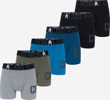 CR7 - Cristiano Ronaldo Boxershorts ' World Cup ' in Blau: Vorderseite