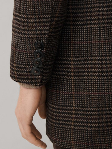 Cappotto di mezza stagione 'Country Check' di Hackett London in marrone