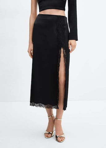 MANGO Skirt 'Lynch' in Black: front