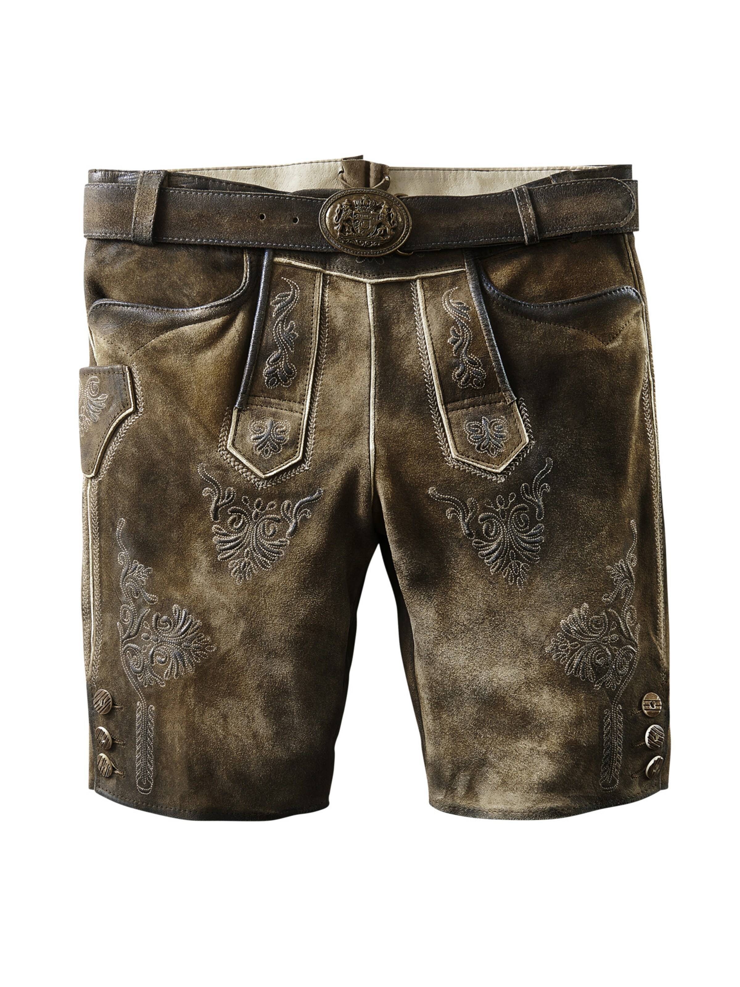 Country Maddox Regular Traditional Pants in Brown: front
