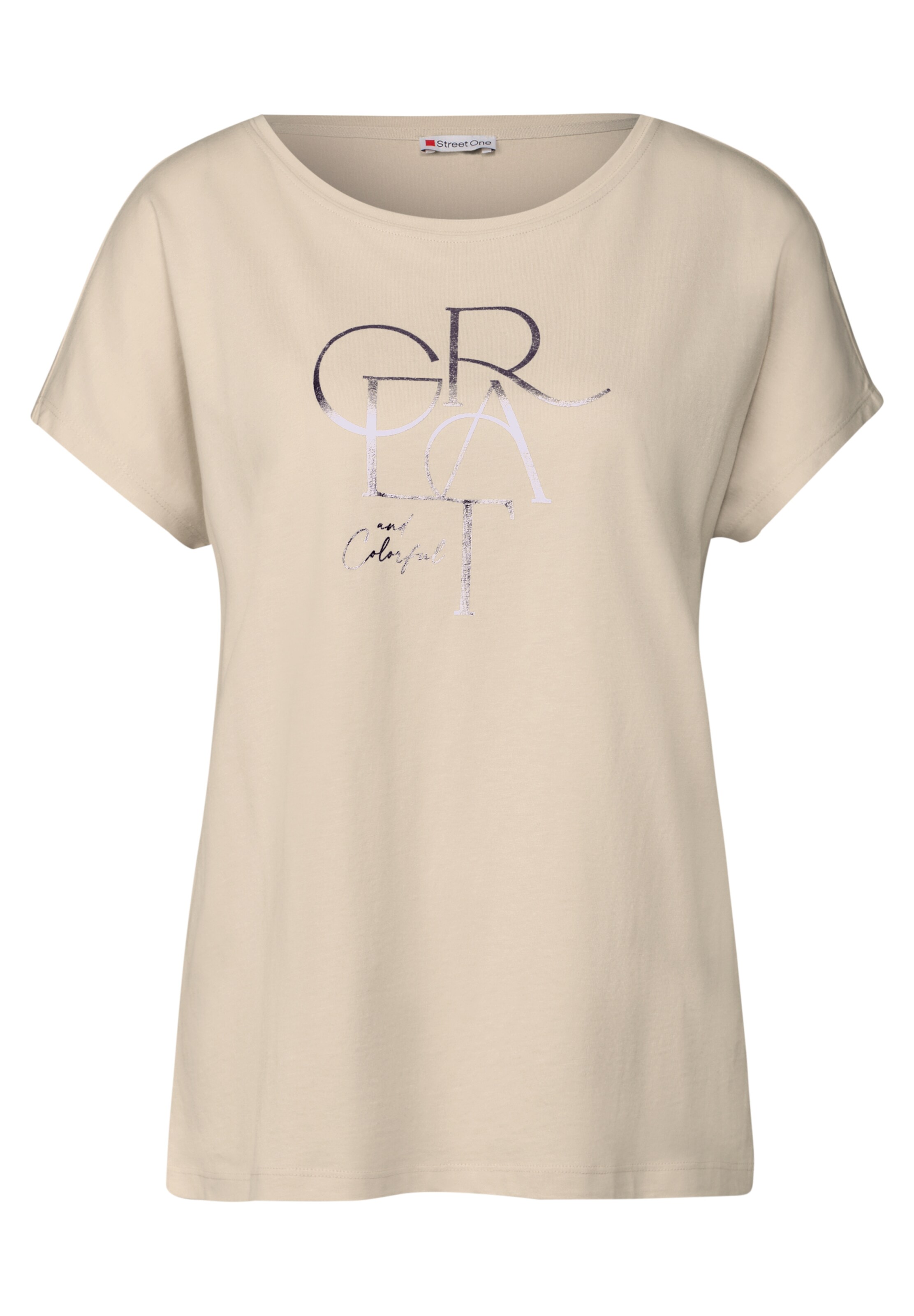 STREET ONE Shirt in Beige: front