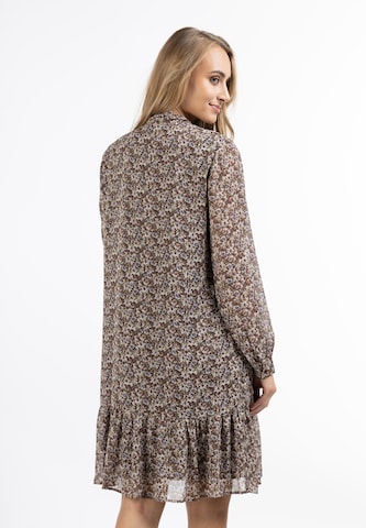 Usha Dress in Brown