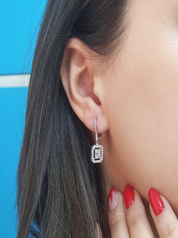 EinStein Diamant Earrings in Silver