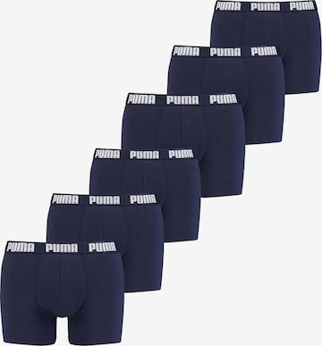 PUMA Boxershorts in Blauw: voorkant