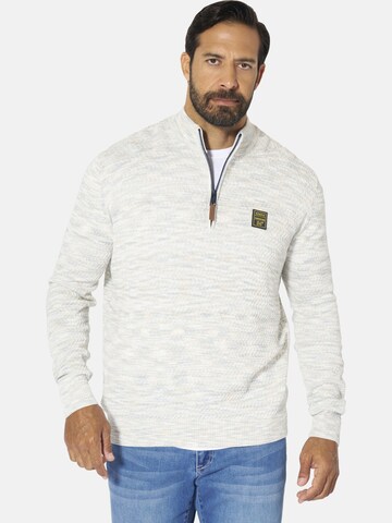 Jan Vanderstorm Pullover 'Tjore' in Weiß: Vorderseite