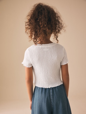 T-Shirt Next en blanc