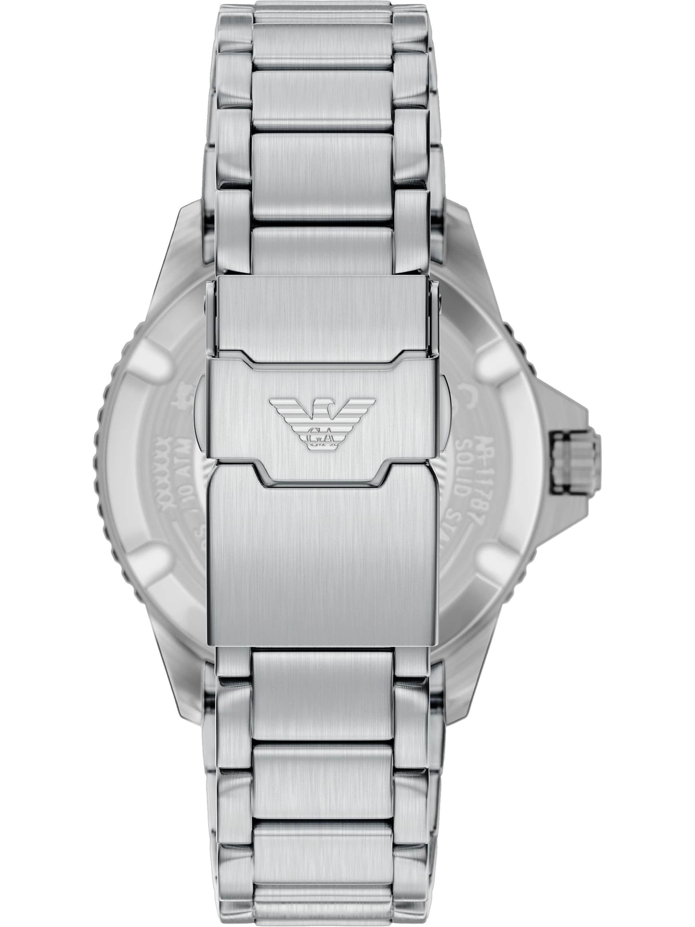 Emporio Armani Analoguhr in Schwarz