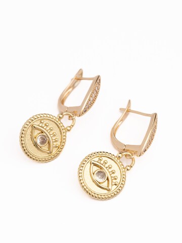 Secret Stones Ohrringe 'Protective eye' in Gold