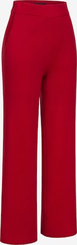 Anushka Loosefit Broek in Rood: voorkant