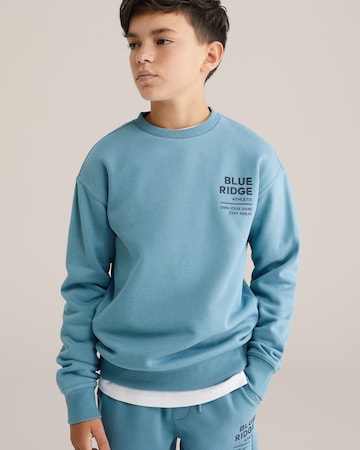 WE Fashion Sweatshirt i blå: forside