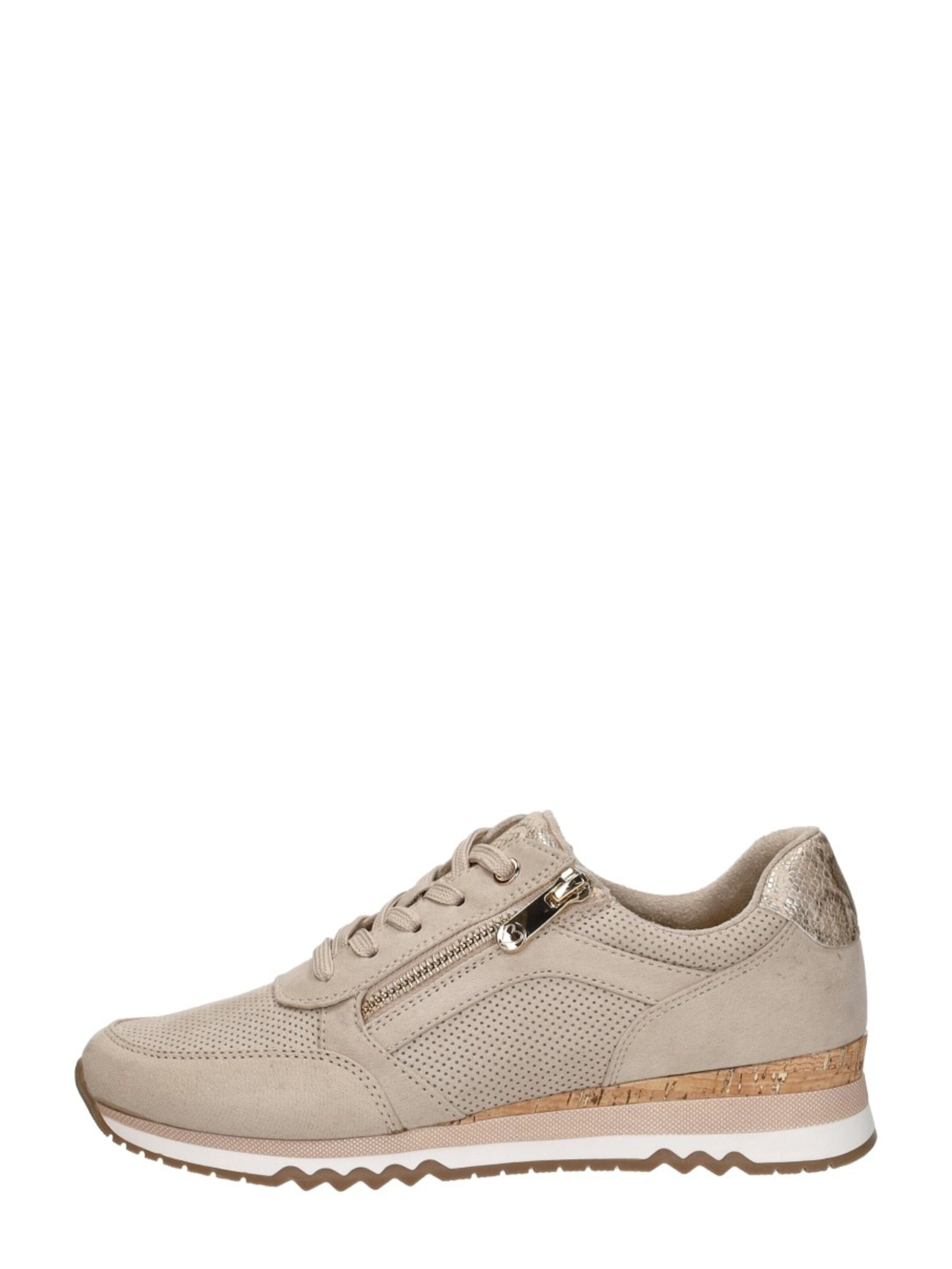 MARCO TOZZI Platform trainers 'Sneakers Laag' in Beige: front