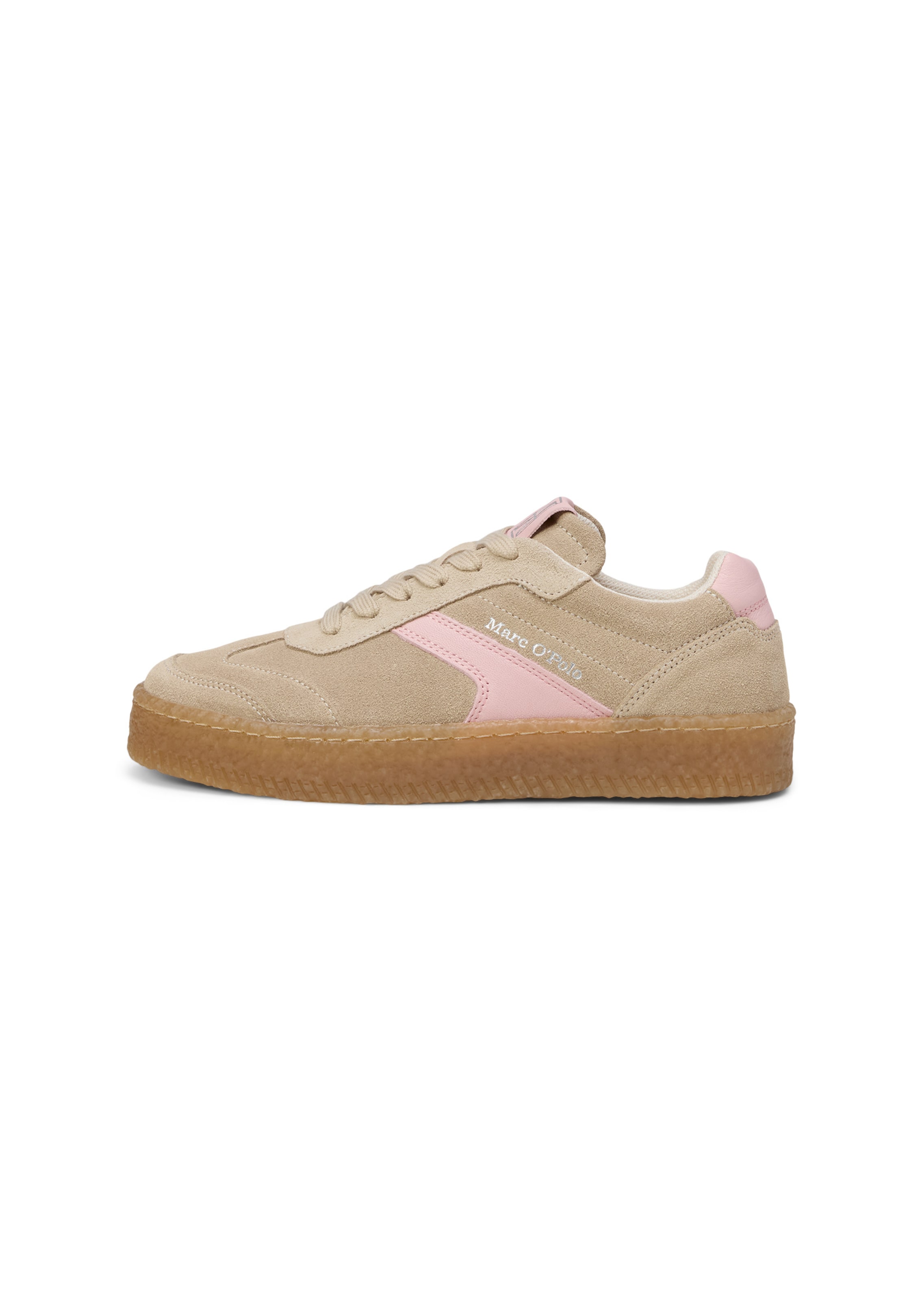 Baskets basses 'Cortney' Marc O'Polo en beige : devant