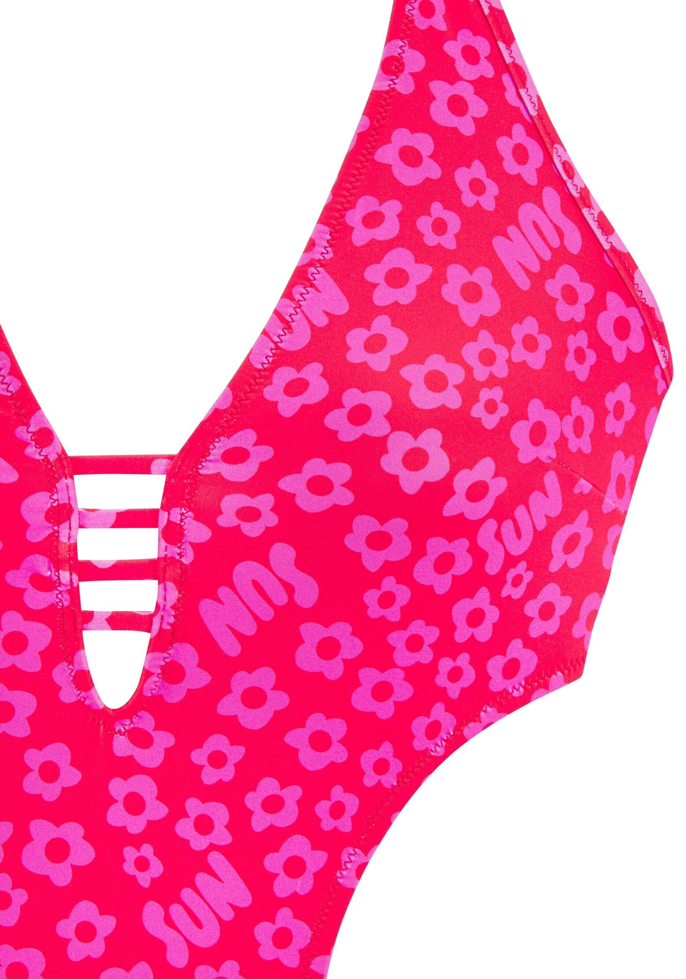 Costum de baie întreg de la BUFFALO pe roșu