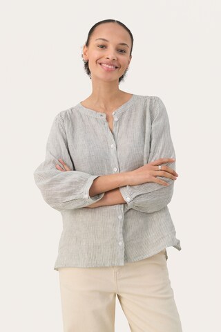 Part Two Blouse in Green: front