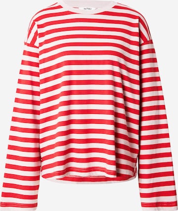 raudona Monki Marškinėliai: priekis