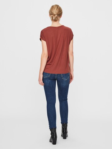 T-shirt 'AVA' VERO MODA en marron