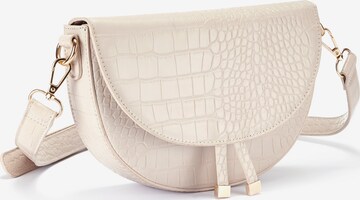 VIVANCE Crossbody Bag in Beige: front