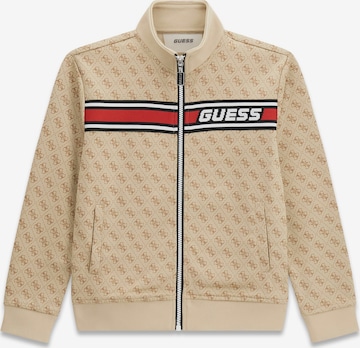smėlio GUESS Džemperis 'ACTIVE': priekis