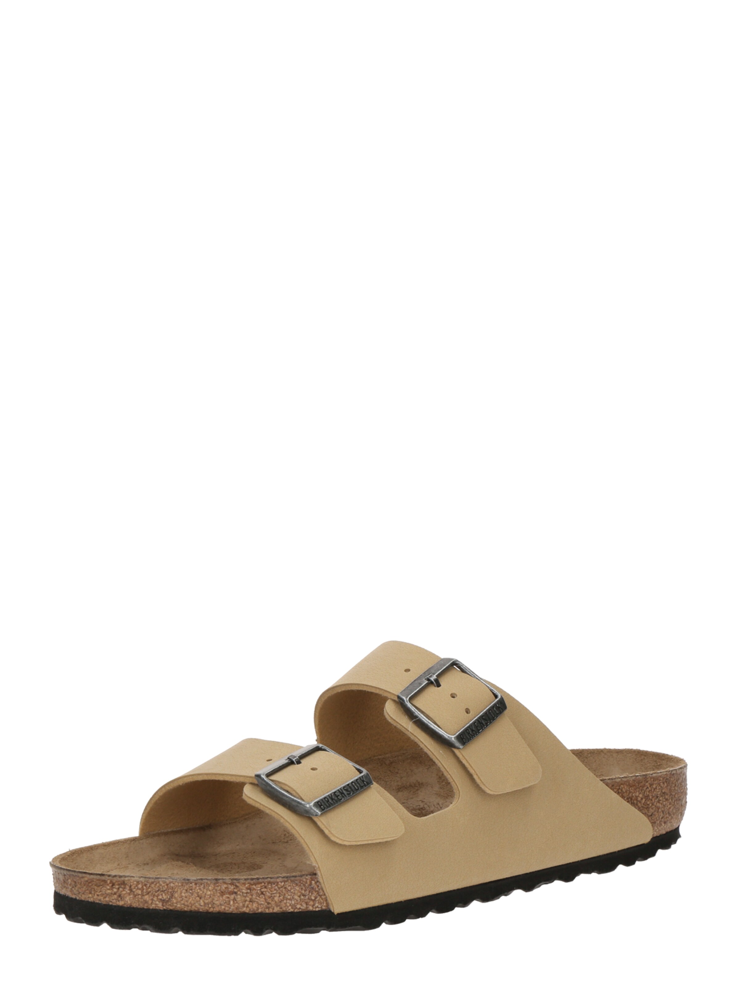 BIRKENSTOCK Plätu 'Arizona Birkibuc', värv beež: eest vaates