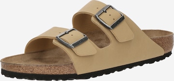 BIRKENSTOCKNatikače s potpeticom 'Arizona Birkibuc' - bež boja: prednji dio