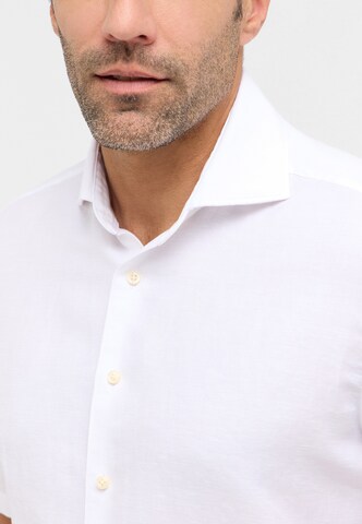 ETERNA Regular fit Button Up Shirt in White