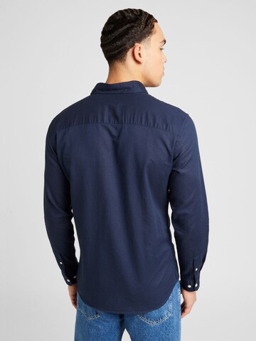 Coupe slim Chemise JACK & JONES en bleu