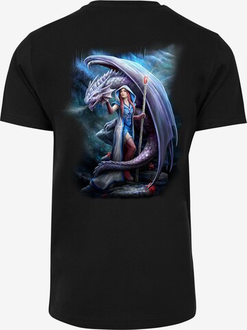 Merchcode Shirt 'Anne Stokes - Dragon Mage' in Zwart