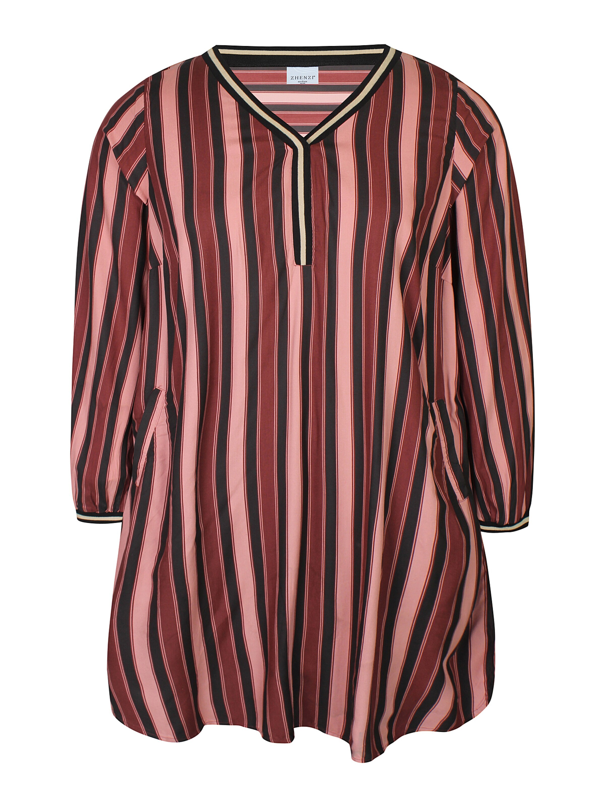 Zhenzi Jurk 'Linny 1533' in Rood: voorkant
