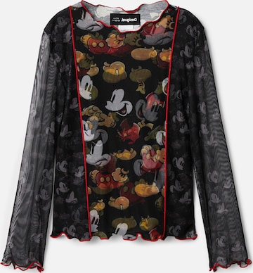 Desigual Shirt 'Ainhoa' in Zwart: voorkant