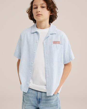 WE Fashion Regular Fit Skjorte i blå: forside