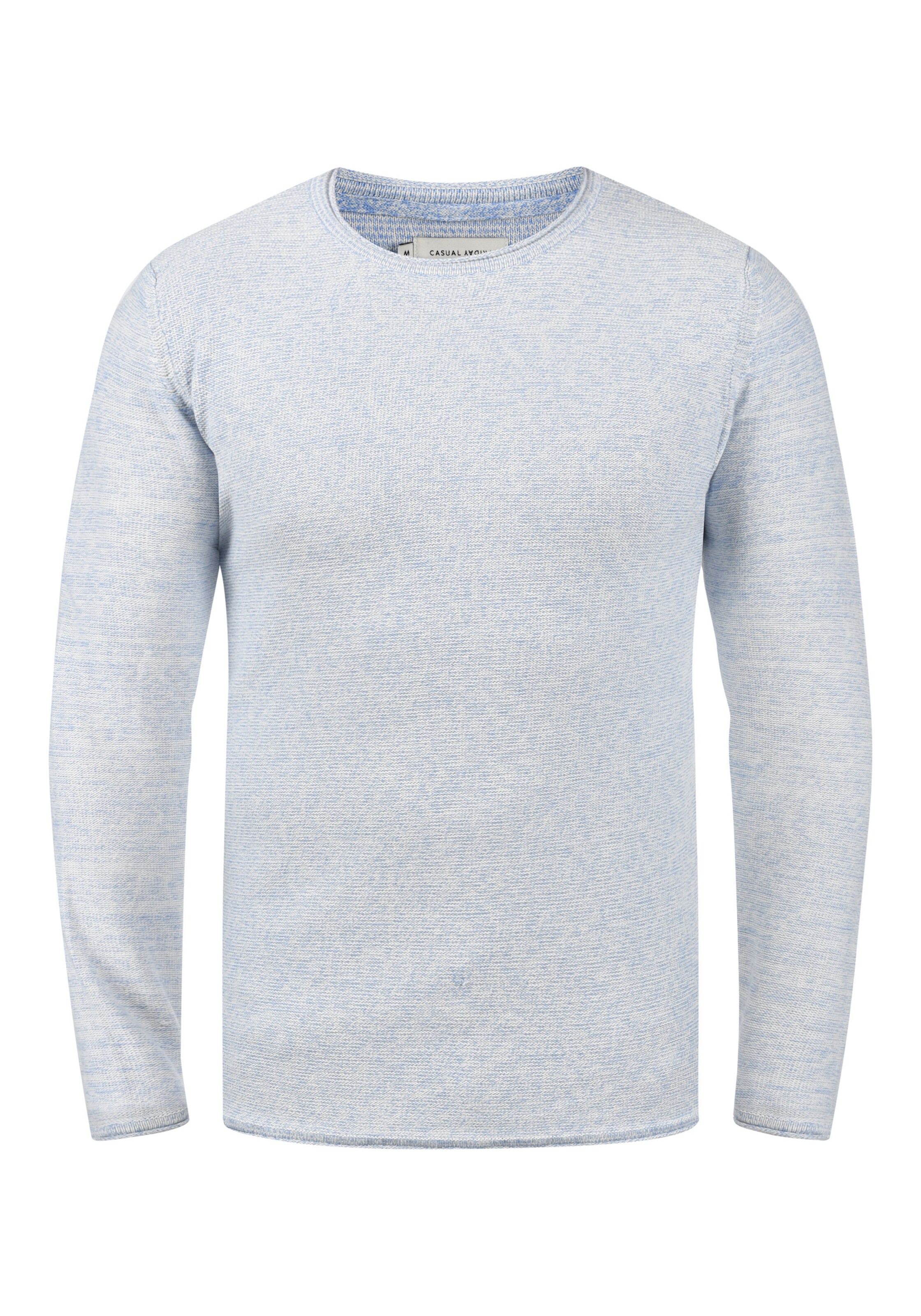 Casual Friday Longsleeve in Blau: Vorderseite
