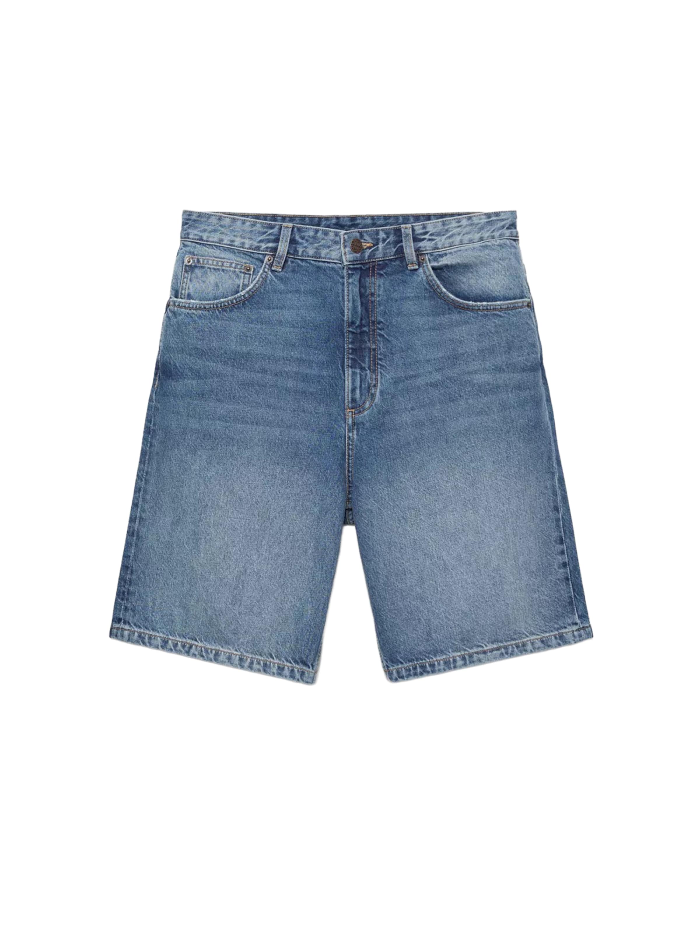 Pull&Bear Shorts in Blau: Vorderseite