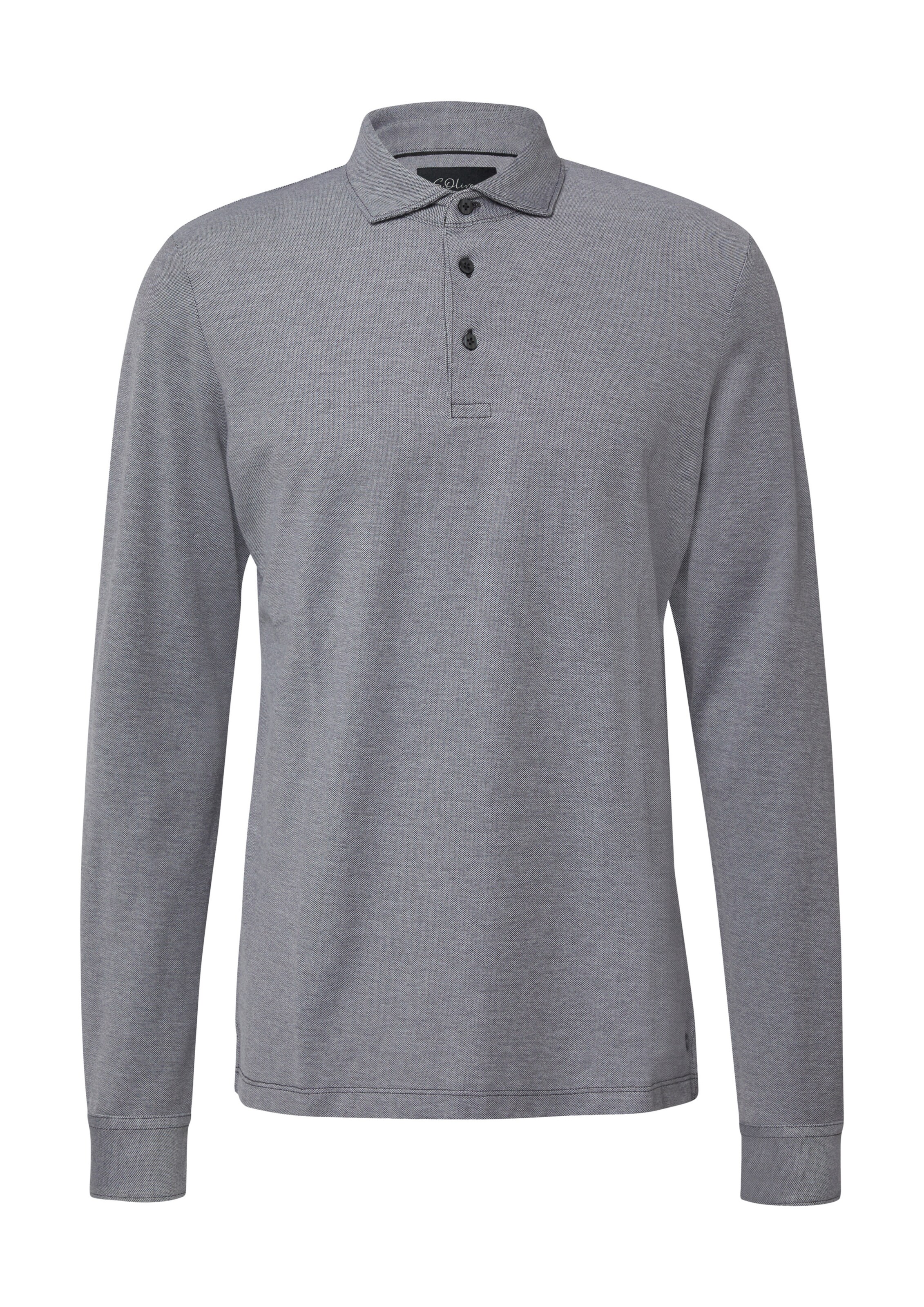 s.Oliver Poloshirt in graumeliert, Produktansicht