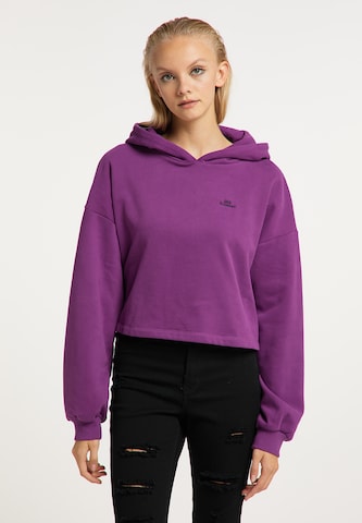 myMo ROCKS Sweatshirt in Purple: front