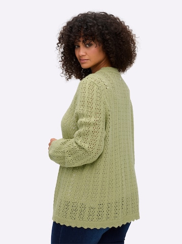 SHEEGO Pletena jopa | zelena barva