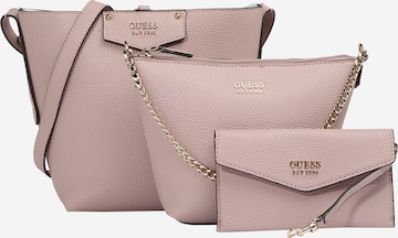 GUESS - Bolso de hombro 'Brenton' en rosa: frente