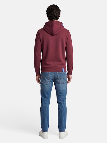 salzhaut Sweatshirt 'Heff' in Rood