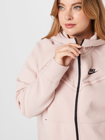 Nike Sportswear Ζακέτα φούτερ σε ροζ