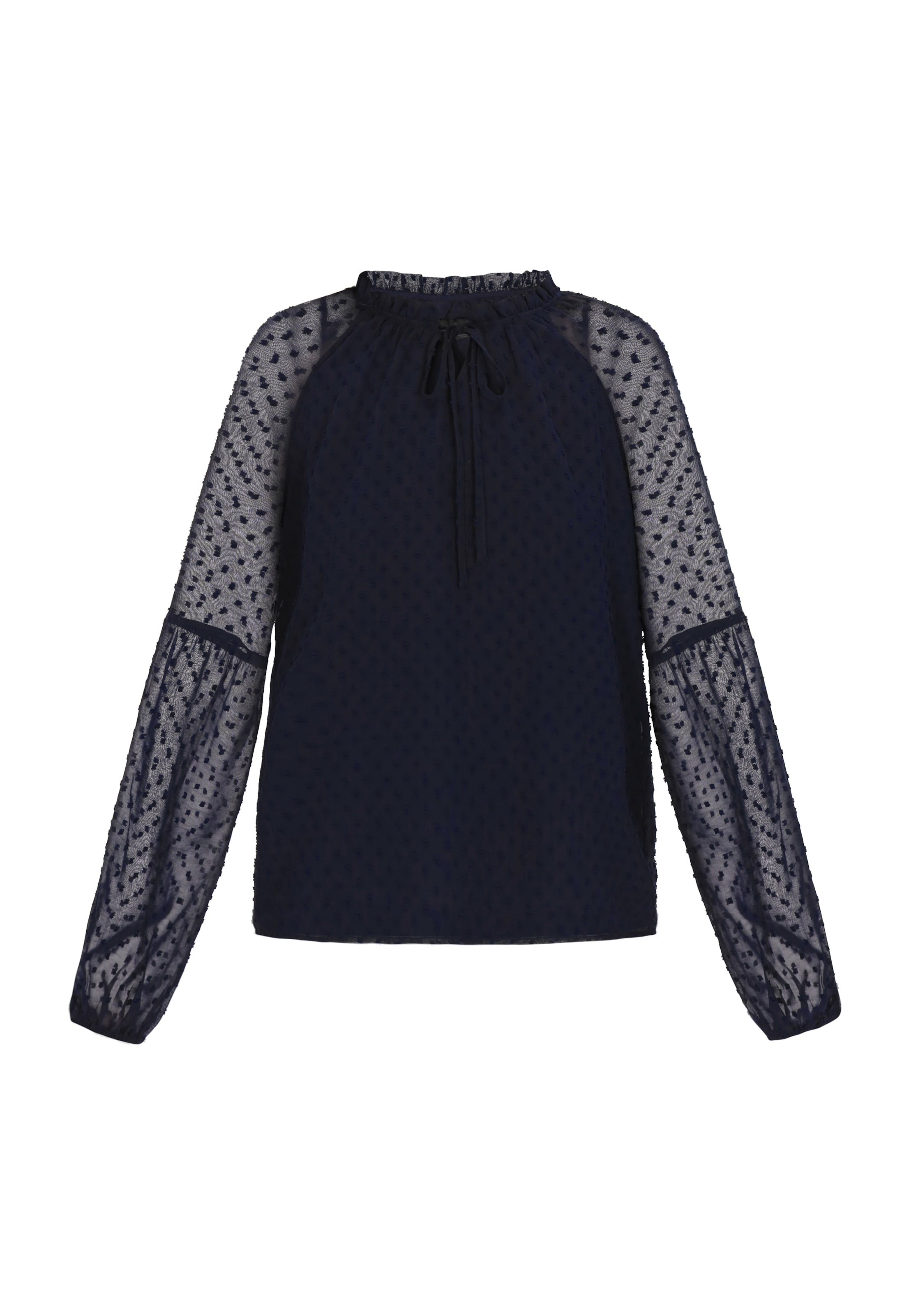 DreiMaster Klassik Блузка 'Classic Look' в Синий: спереди