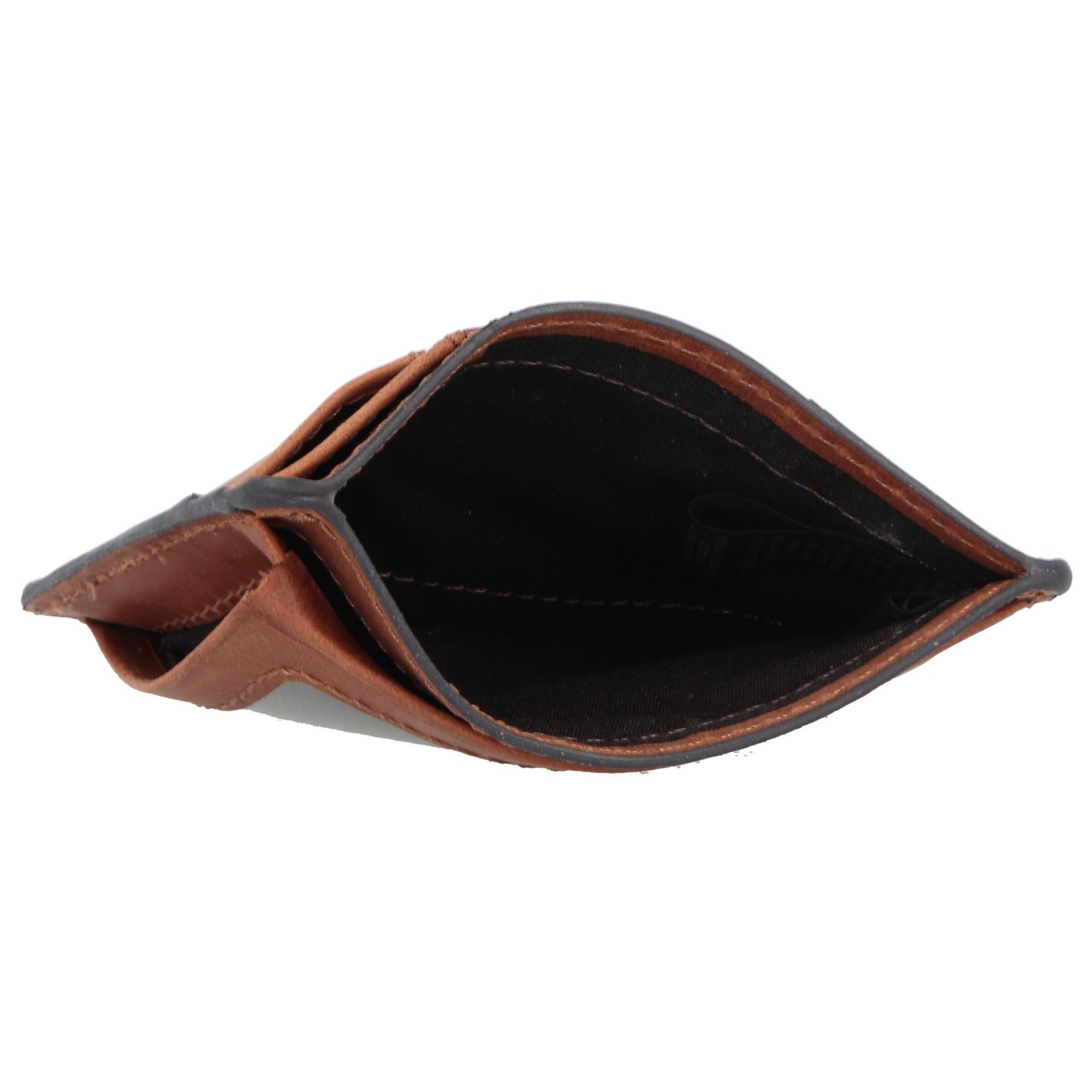 FOSSIL Portemonnaie &#x27;Everett&#x27; in Braun